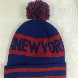 New York Giants unisex winter beanie.
